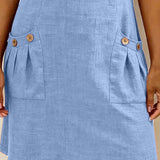 Lina— Vestido elegância natural no dia a dia para Mulher