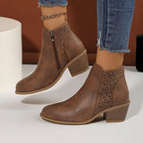 Léonie™ – Botas de cano curto respiráveis com conforto duradouro