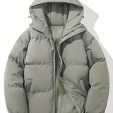 Anna - Casaco de inverno forrado com capuz