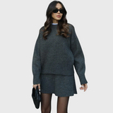 Conjunto de malha aconchegante