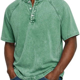 Felipe - Camisa vintage com botões para homem