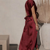 Kyra™ | Vestido de cetim elegante