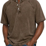 Felipe - Camisa vintage com botões para homem