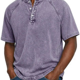 Felipe - Camisa vintage com botões para homem