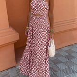 Mickay | Elegante conjunto midi com ombros descobertos para Mulher