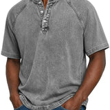Felipe - Camisa vintage com botões para homem