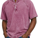 Felipe - Camisa vintage com botões para homem