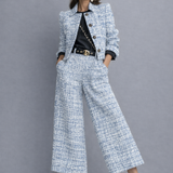 Manon | Conjunto elegante blusa e calças para Mulher