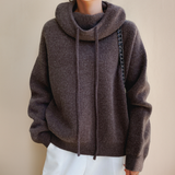 Le Cloe - Suéter de lã merino com gola alta para Mulher