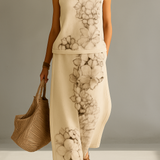 Rachele - Conjunto elegante moderno com estampa floral para Mulher